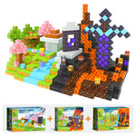 248 PCS Magworld Magnetic Cubes Magic Portal Blossom, Dinosaur and Sword 3 in 1 set