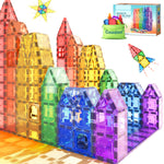 Magnetic Tiles Kids Toys STEM Magnet Toy for Toddler Magnetic Blocks Building Preschool Learning Sensory Montessori Toys for 3+ Year Old Boys and Girls, Safe Creativity Toddler Kids Toy 40PCS