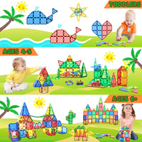 42PCS Dinosaur Toys Magnetic Tiles-Coodoo