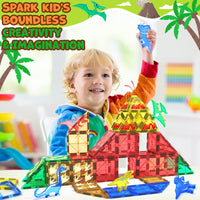 42PCS Dinosaur Toys Magnetic Tiles-Coodoo