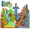 Magworld 88 PCS Magnetic Blocks - Build Mine Magnet World Lava Valley Set