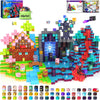 300PCS Magnetic Blocks, Build Mine Magnet World Set, Stacking Magnetic Building Cubes for Kids STEM Montessori Toys