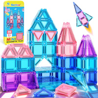Magnetic Tiles Toddler Toys Travel Essential Games Magnet Building Blocks 36 PCS STEM Sensory Educational Toys