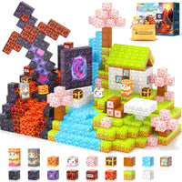 Magworld 100PCS Magnetic Blocks Toddler Outdoor STEM Toys for Kids