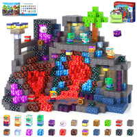 Magworld 100 PCS Magnetic Blocks Building Blocks STEM Outdoor Toys Kids Games