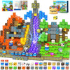 Magworld 200PCS Magnetic Blocks STEM Sensory Toys with Magnet Board