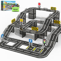 Magnetic Tiles Road Expansion Pack 42 PCS, STEM Magnetic Building Blocks for Kids, Educational Montessori Sensory Toys