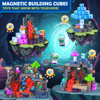 Magworld 100 PCS Magnetic Blocks Building Blocks STEM Outdoor Toys Kids Games