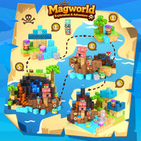 Magworld Magnetic Blocks - 150PCS Magnetic Building Blocks Magnet Toys for Kids