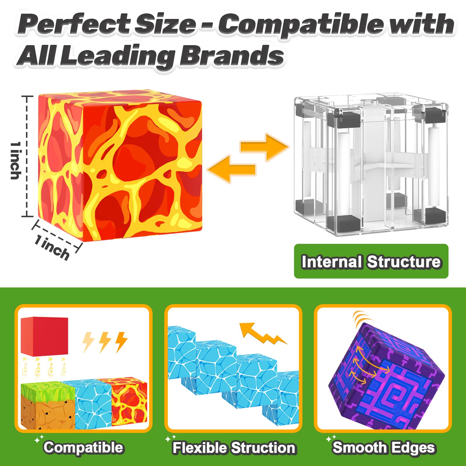 138 PCS Magworld Magnetic Cubes Magic Portal Blossom and Dinosaur 2 in 1 Set