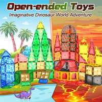 102PCS Lava Dinosaur Toys with 8 Dinosaurs-Coodoo