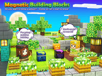 Magnetic Blocks - 100 Building Blocks Mine Magnets Building Craft Autistic Kids Friendly Sensory Toys