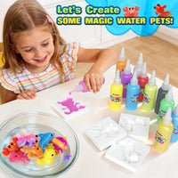 Magic Water Elf Toy Craft Kits, Aqua Fairy Water Gel DIY Squishies Squishy Maker Toddler Kids Toys for Girls Boys Toys Birthday Gifts