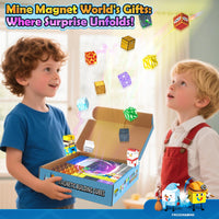 Magworld 100PCS Transparent Ice Magnetic Blocks