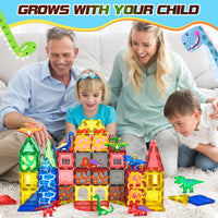 102PCS Lava Dinosaur Toys with 8 Dinosaurs-Coodoo