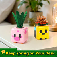 Botanicals Plants Building Blocks, Compatible with Botanicals Flowers, Creative Desk Decor for Teens Adults