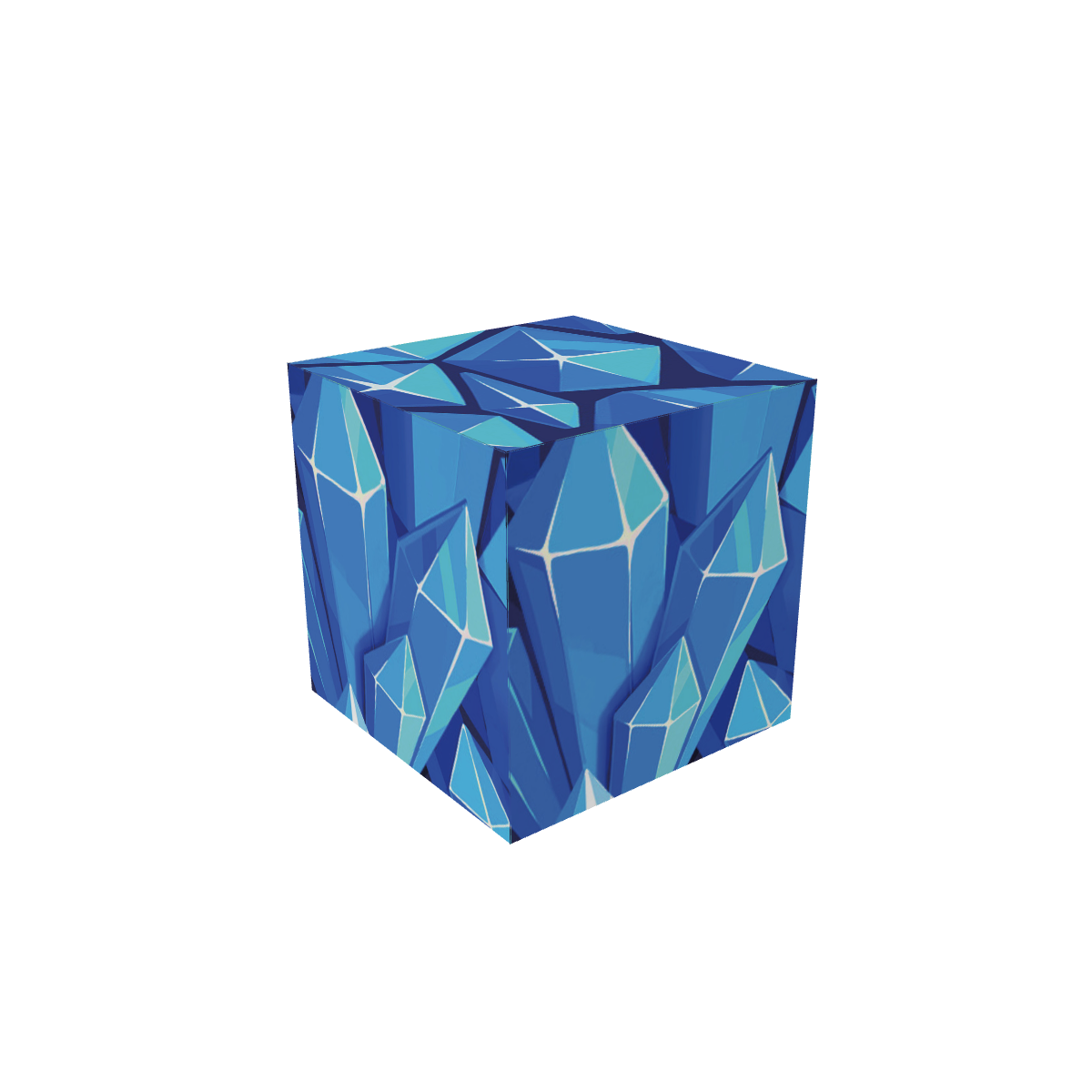 Blue Crystal - Painted Variant 038 MagWorld magnetic module