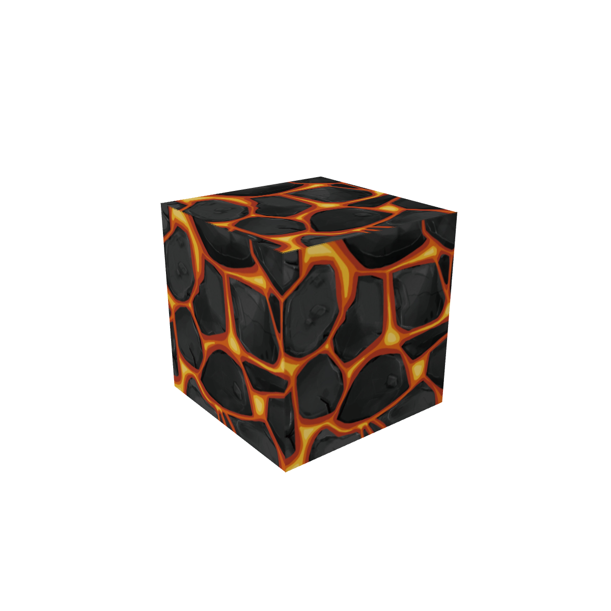 Lava Block - Painted Variant 6 MagWorld magnetic module
