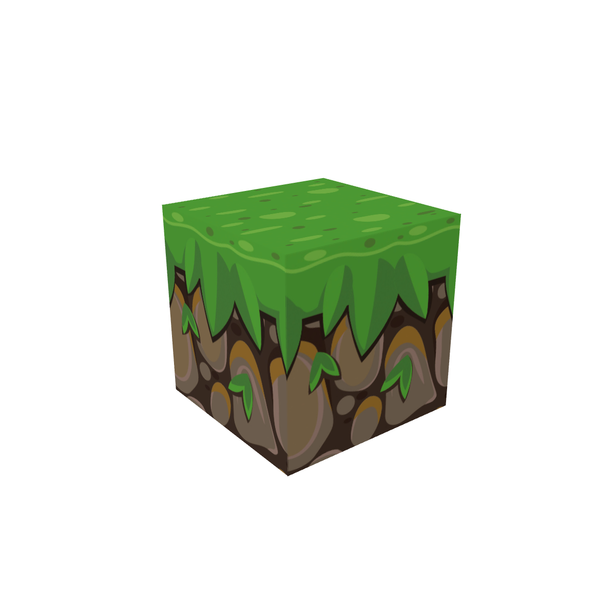 Grass Block - Painted Variant 25 MagWorld magnetic module