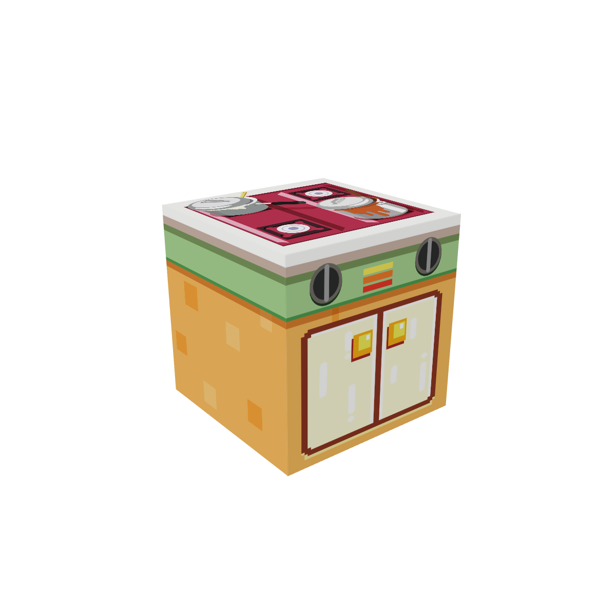 Gas Stove - Pixel Variant 10 MagWorld magnetic module