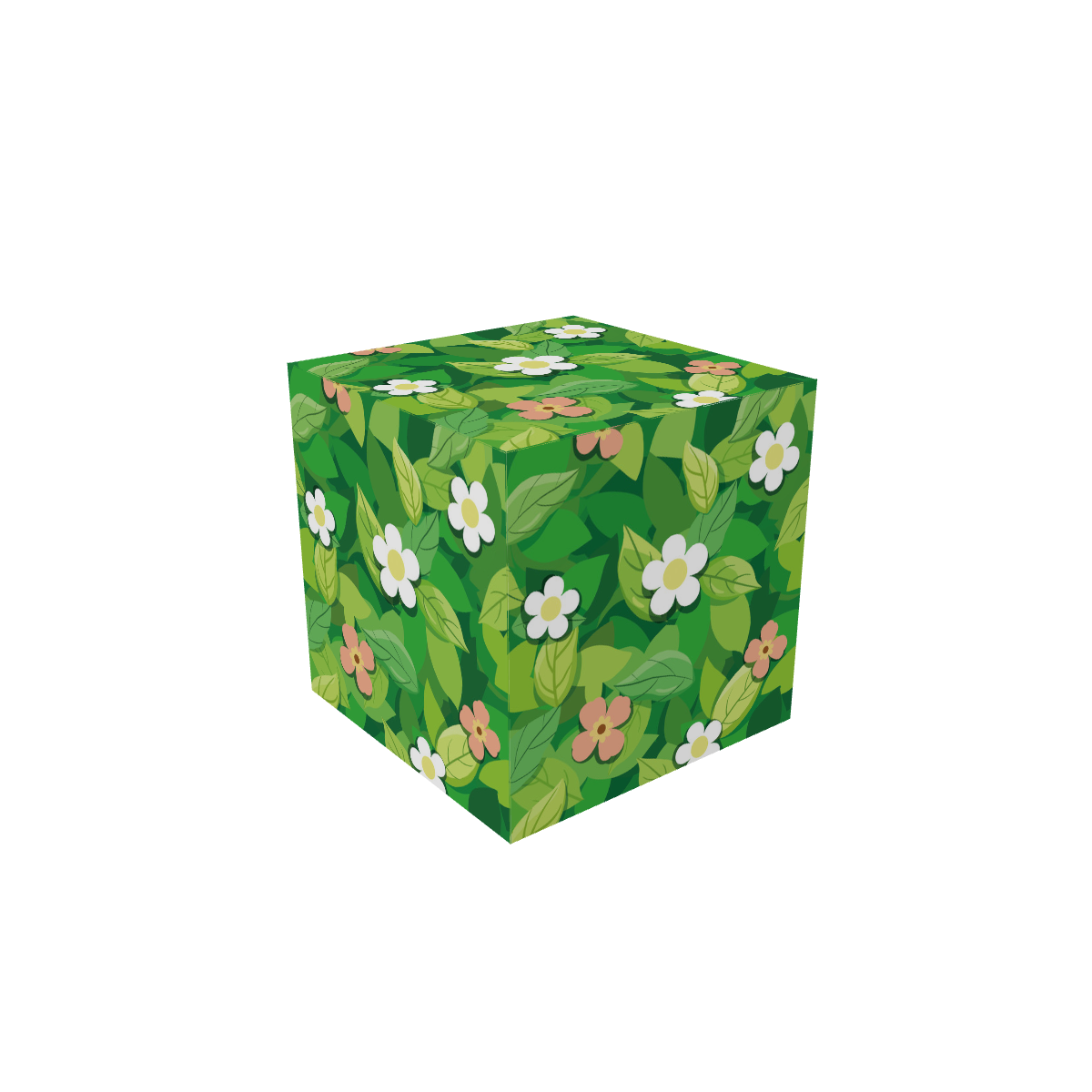 Leaf Block with Flowers MagWorld magnetic module