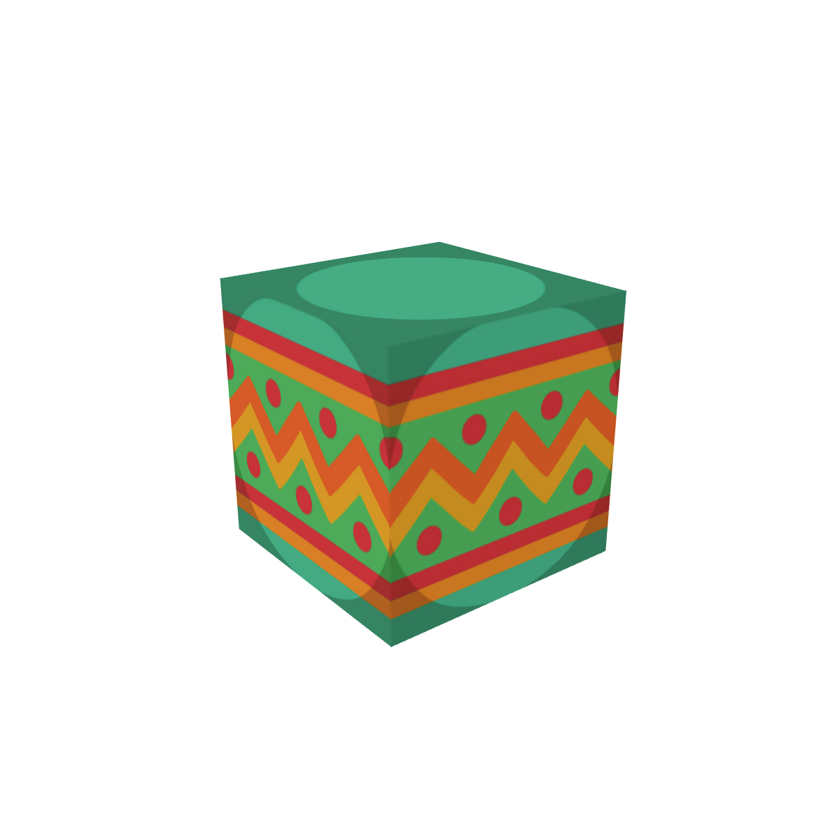 Green Easter Egg MagWorld magnetic module