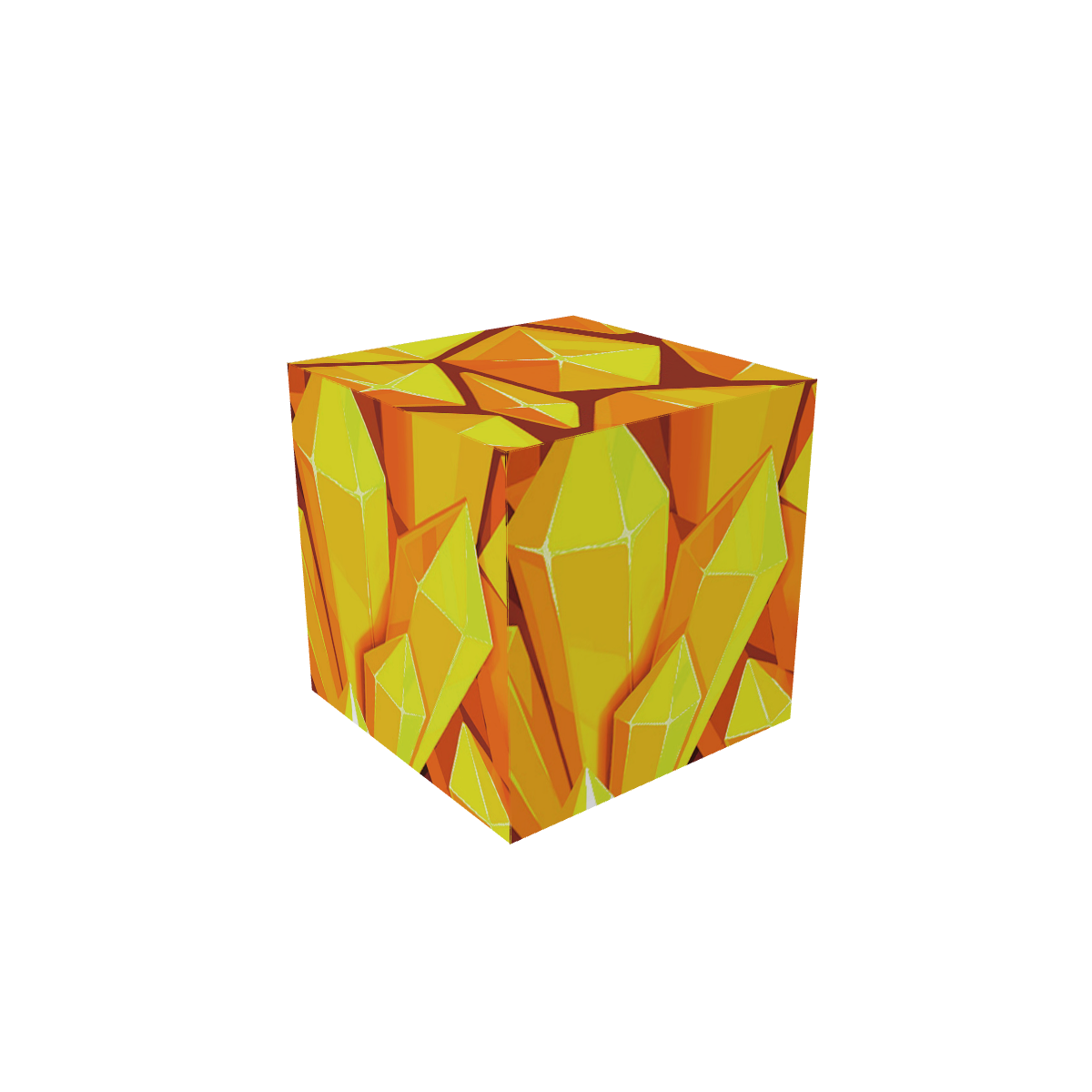 Yellow Crystal - Painted Variant 037 MagWorld magnetic module