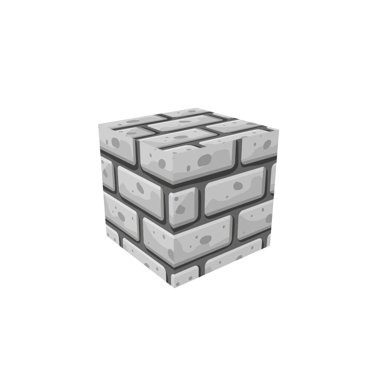 Gray Brick - Painted Variant 003 MagWorld magnetic module